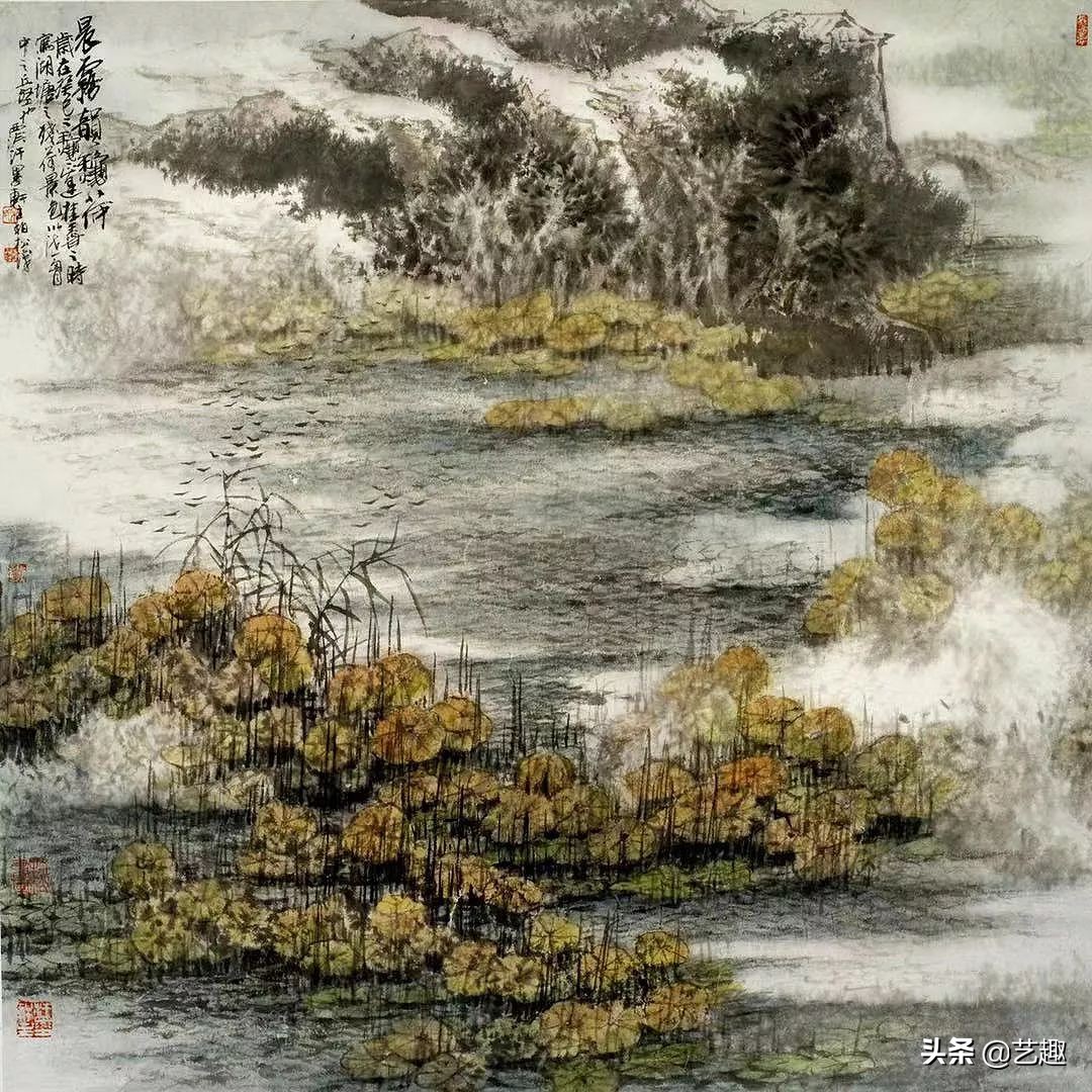 江南情韵书法作品欣赏,江南情韵书画作品
