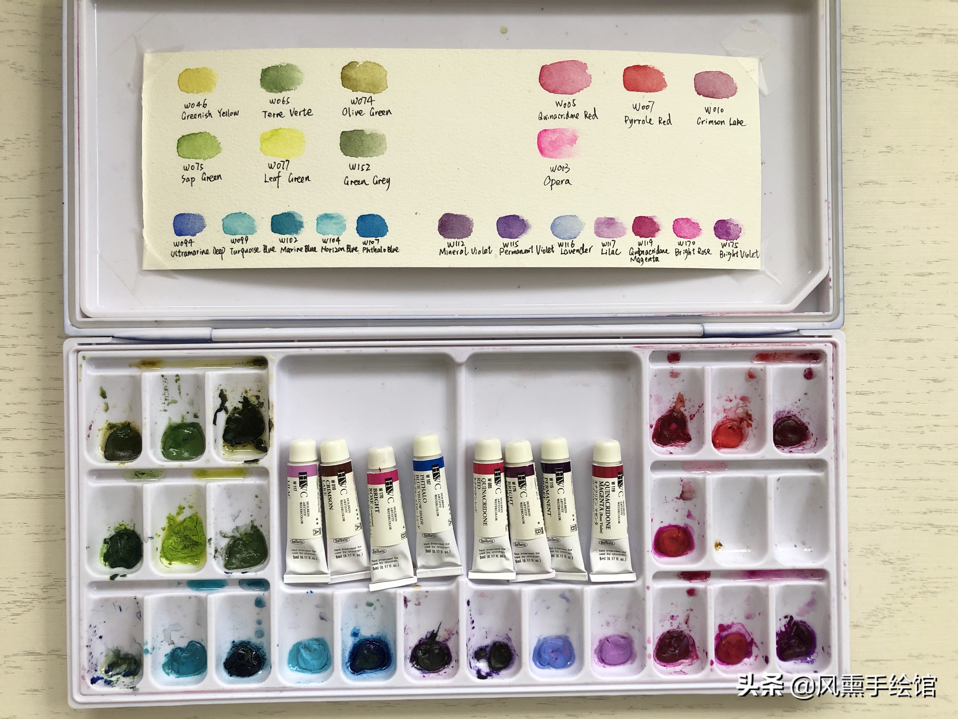 新手入坑水彩必备,新手水彩颜料测评