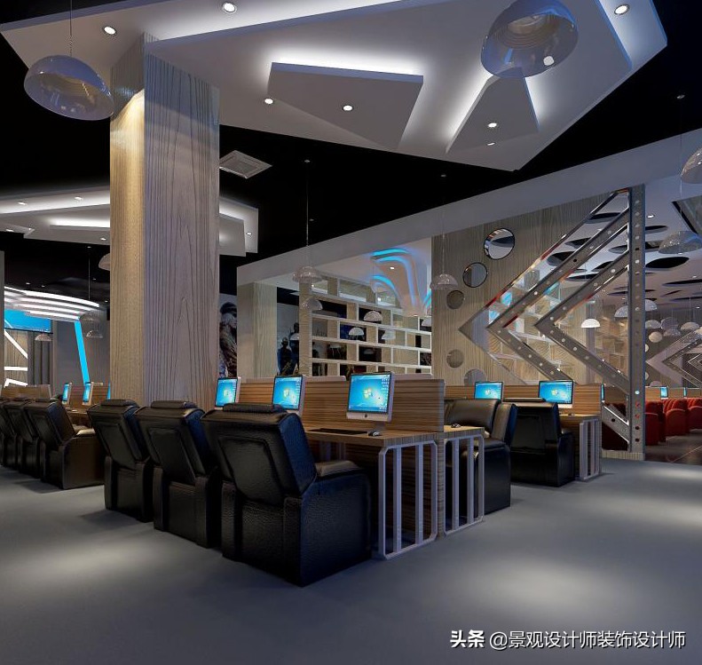 网咖设计效果图,网咖设计图哪找