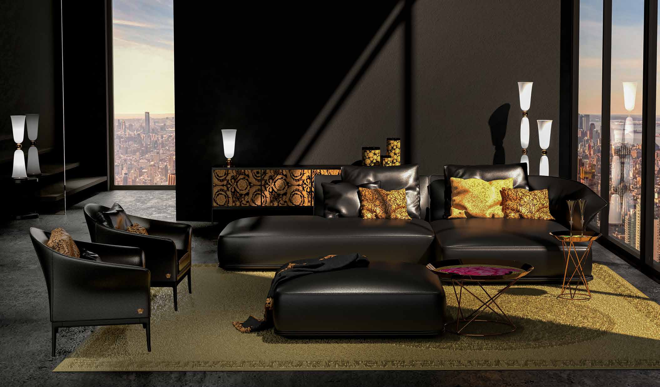 “灰黄”家具大盘点！VERSACEHOME、TURRI，哪家更好看？