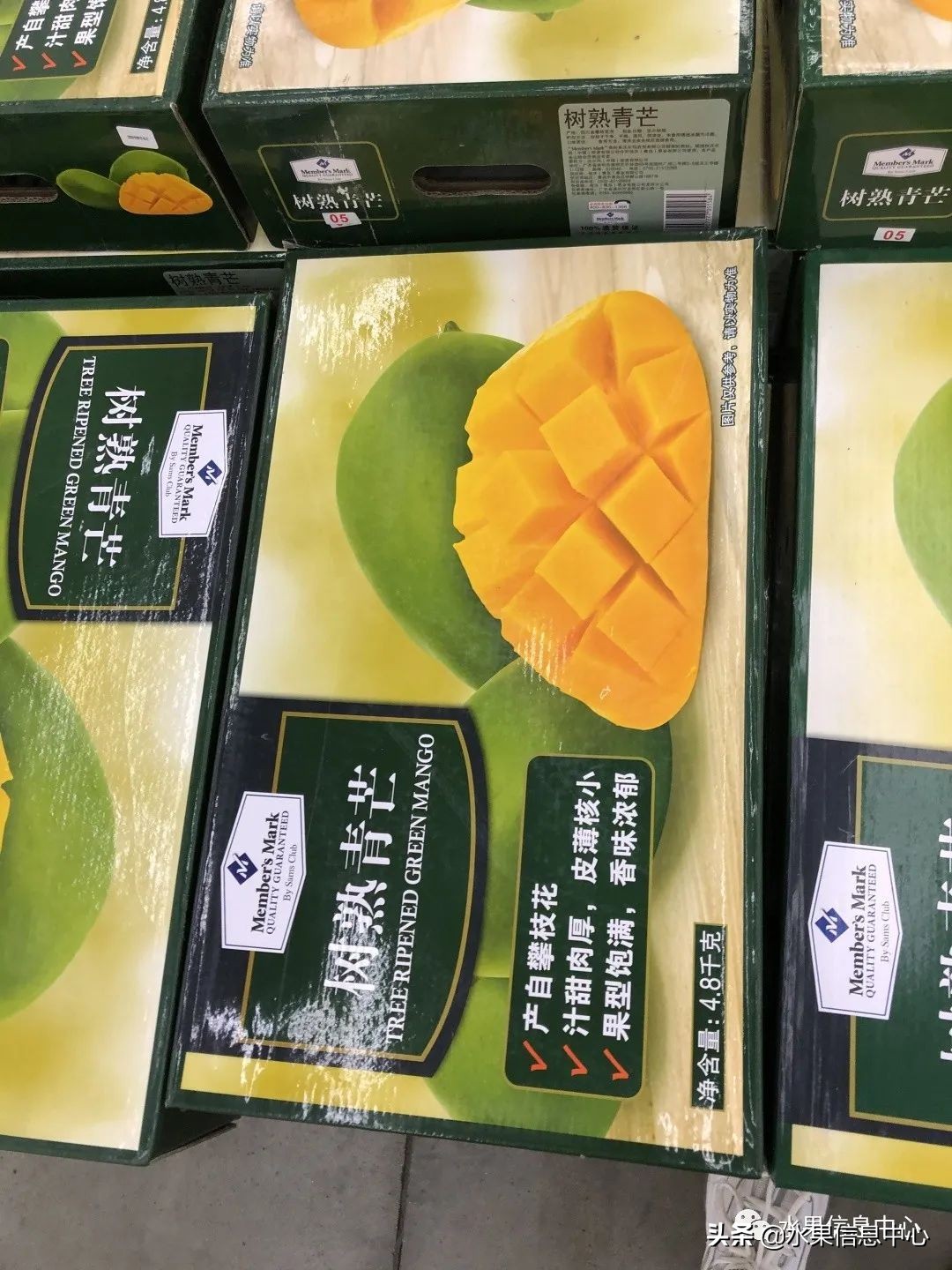 中秋节前，走访两家水果零售店，水果标准化在这里体现的淋漓尽致