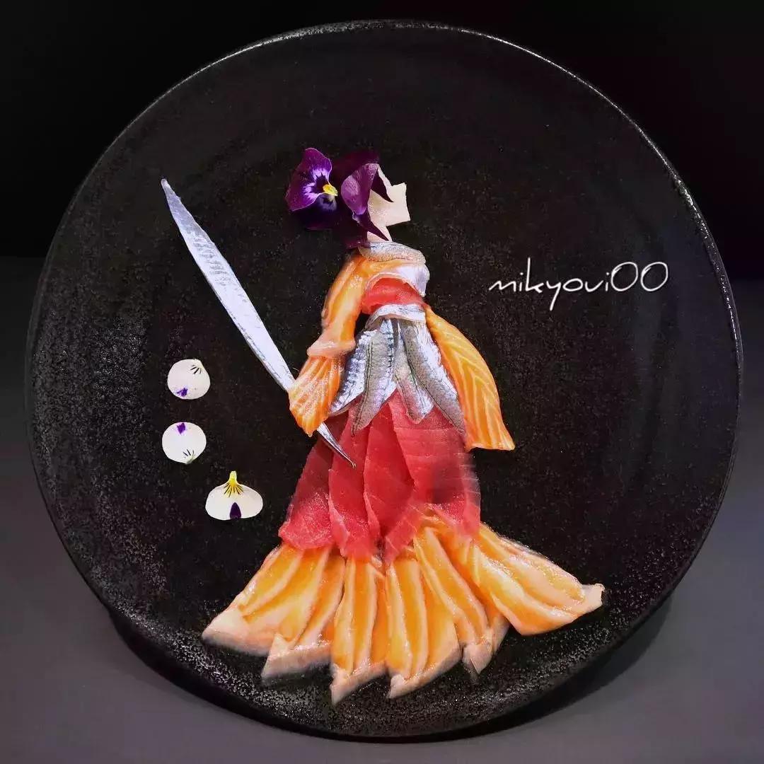 他用3d作画每张图都美到窒息,用三文鱼作画也能美到爆