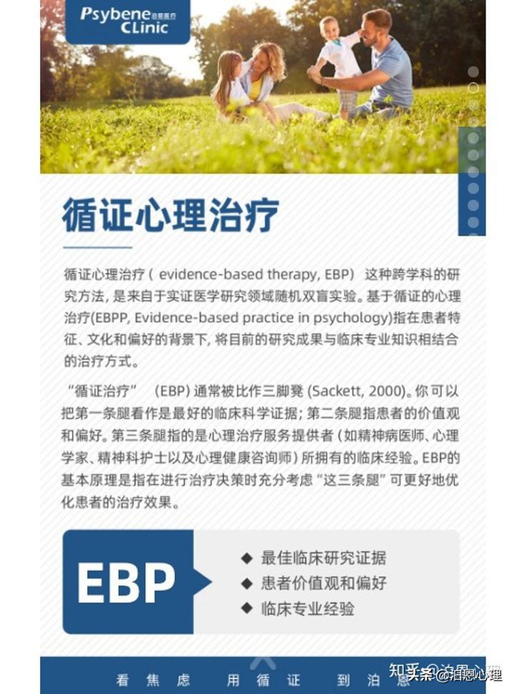循证心理干预,循证心理咨询