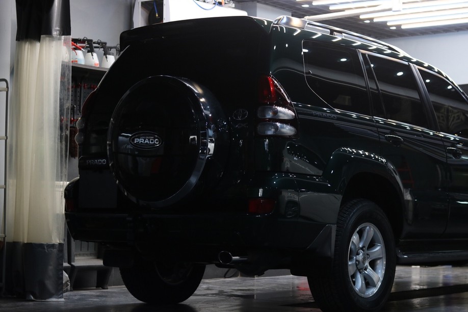 怪兽修车:修复一辆09款中东版丰田霸道,最终旧车变新车