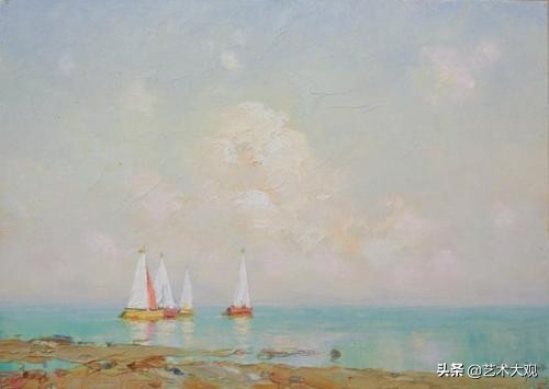 俄罗斯画家风景油画作品选集,尤里奥布霍夫人物画