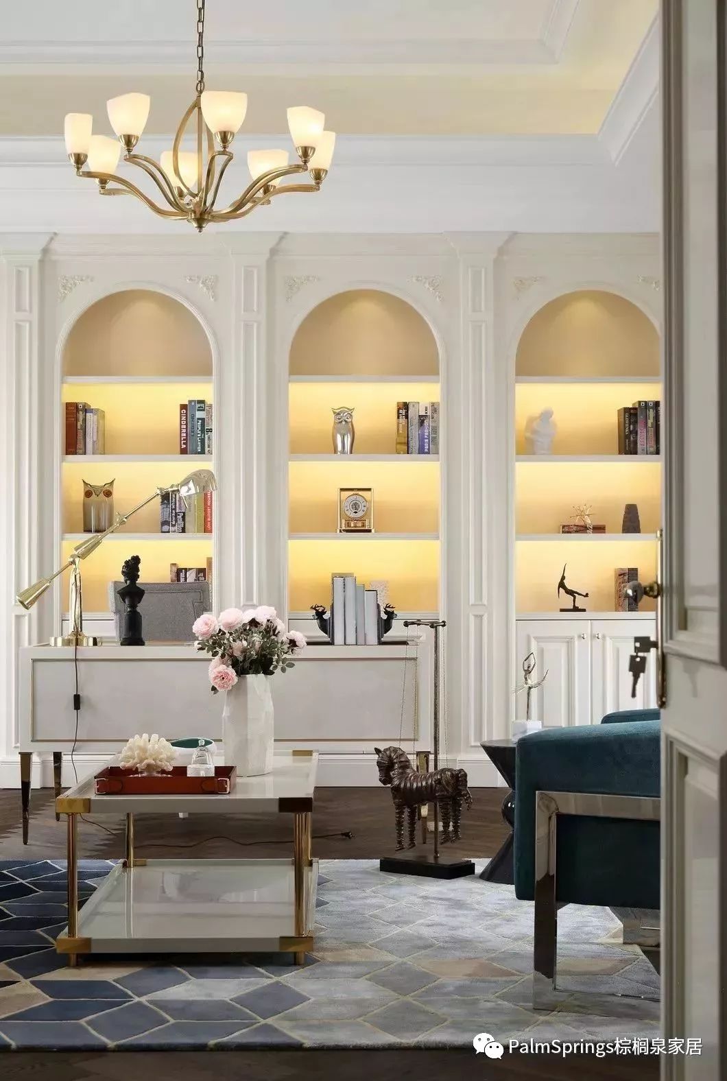 PALMSPRINGS案例|680㎡奢美花园别墅，遇见「有温度的家」
