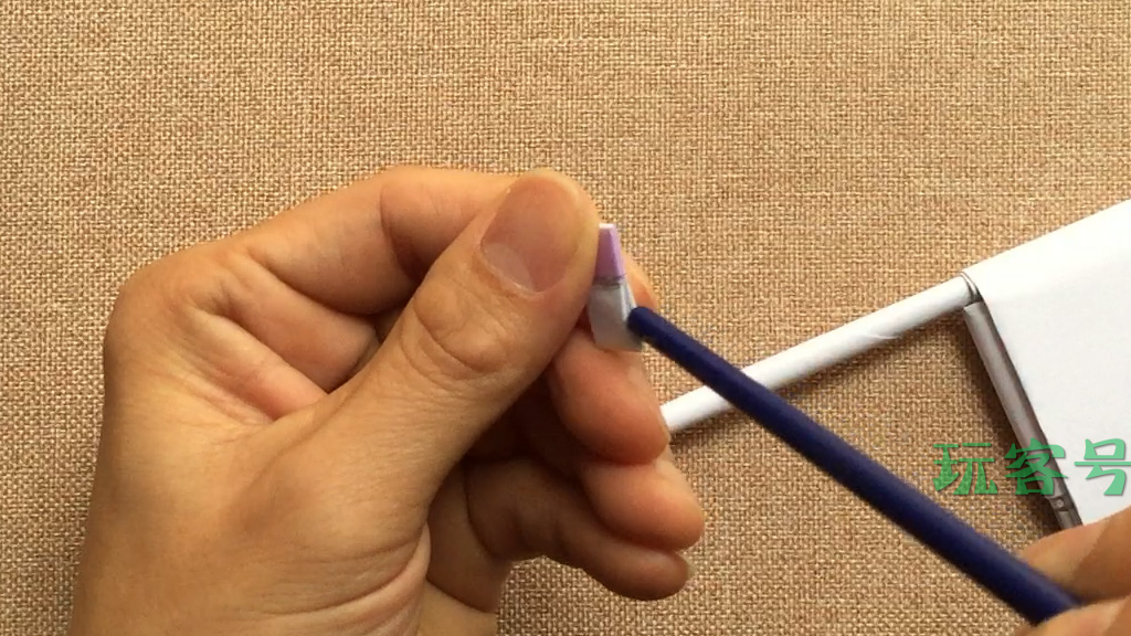 驳壳枪折法图片,80后驳壳枪折纸