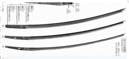 日本刀的瑕疵都是什么样子的,日本武士刀与中国的刀的对比