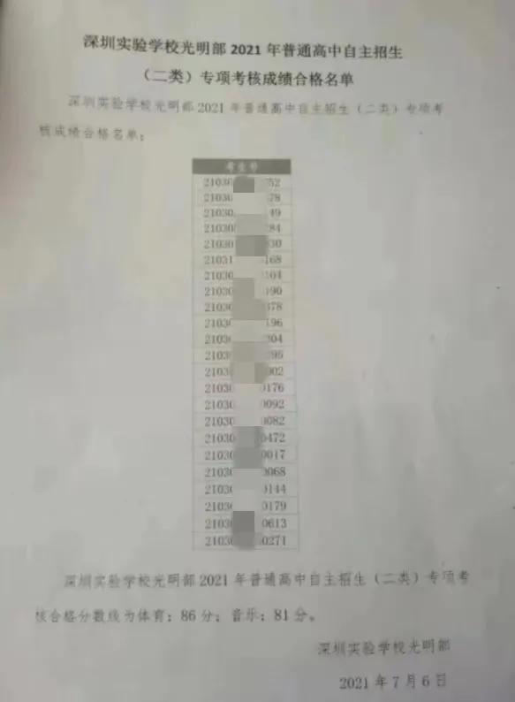 深圳实验学校入学要求,深圳实验学校爆料