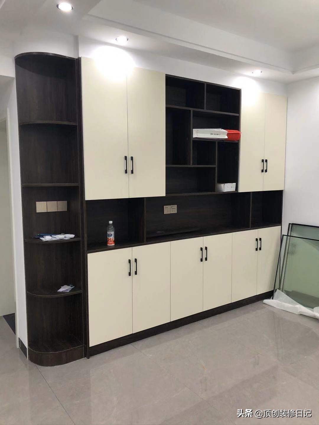 128平现代轻奢实景,128平轻奢风格效果图