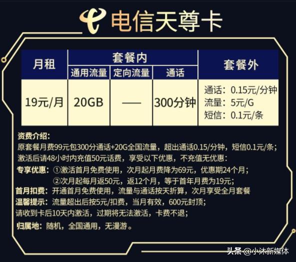 电信19元包100g流量300分钟通话,电信29元5g套餐20g流量4g能用吗
