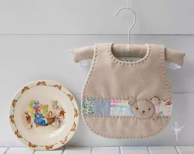 儿童5岁围嘴纯棉布大号,婴儿旧衣服改造围嘴