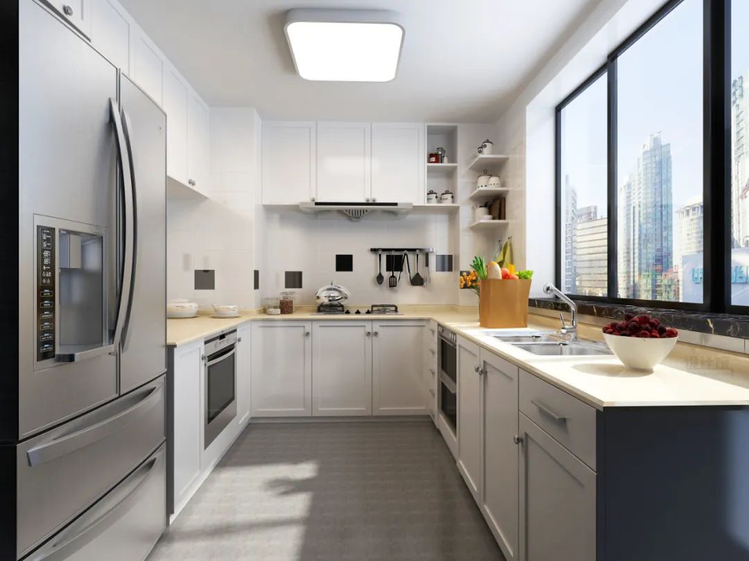 餐厅吊顶和厨房吊顶怎么衔接,厨房吊顶集成好还是石膏板吊顶好