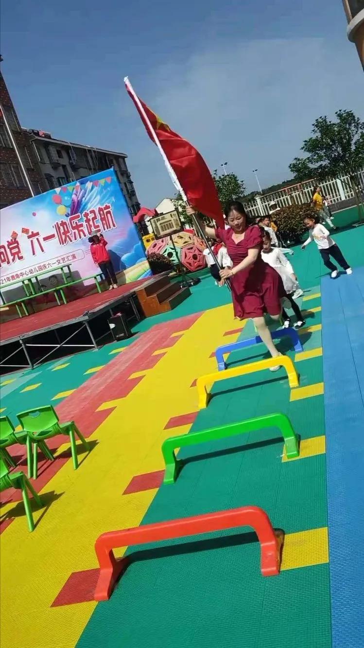 岳阳县鹿角中心幼儿园,幼儿园百年华诞童心向党环创