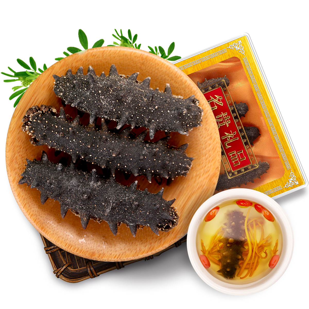 今日靓汤（五指毛桃玉竹海参母鸡汤——养阴助阳补益肝肾）