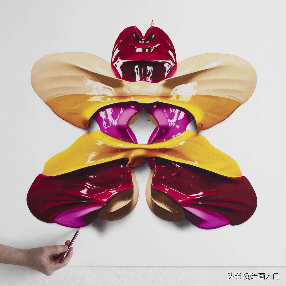 彩铅和丙烯画,油性彩铅画作品高级感