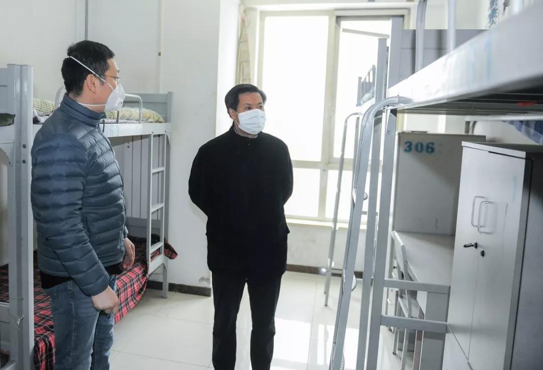 领导调研疫情防控与复工复产工作,开发区企业疫情防控工作会议