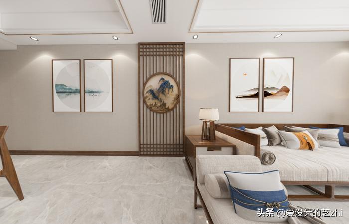 中式诗意栖居设计,中航城600平米院子