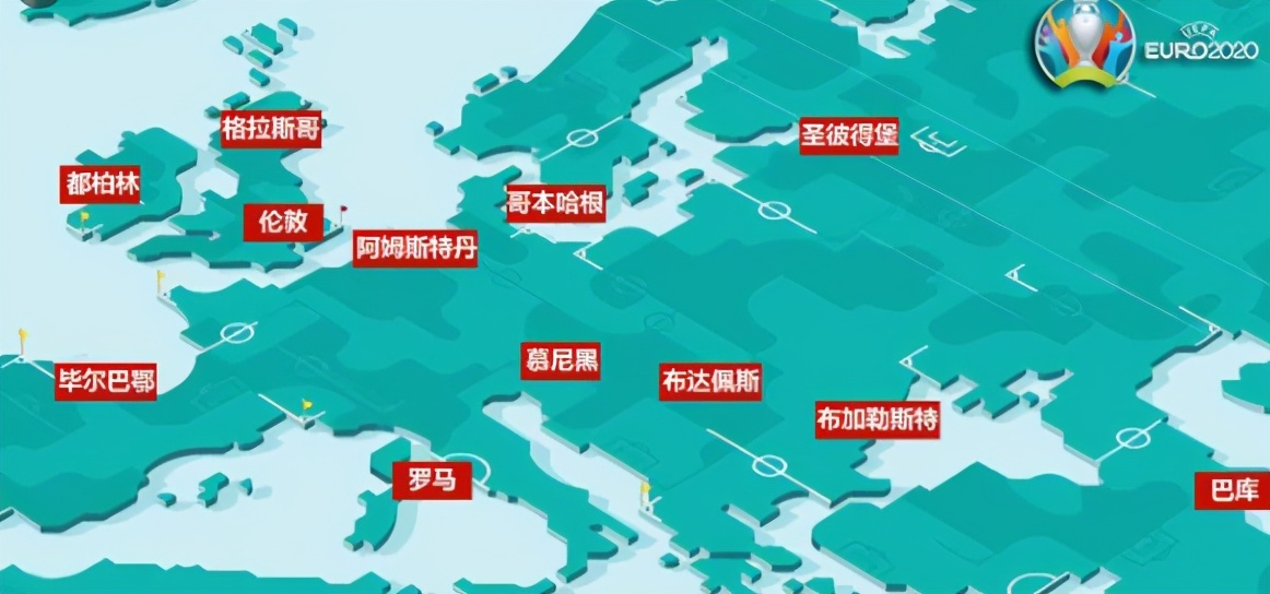 2020年欧洲杯哪个国家是东道主,欧洲杯2021在哪国举办