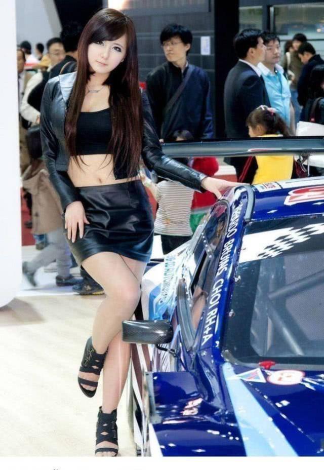 身材微胖韩国车模写真,韩国最美车模混血车模