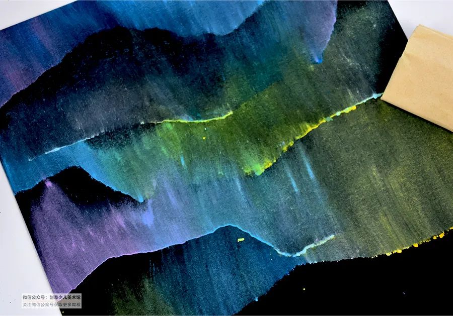 城市夜景儿童画简单又好画,夜晚的城市儿童画简单又漂亮