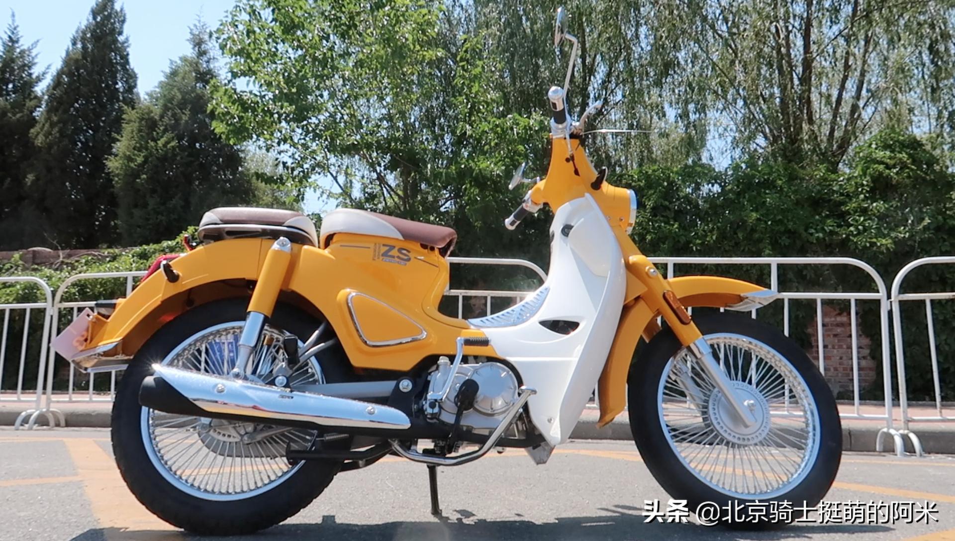 宗申幼兽新款110多少钱,新款复古幼兽弯梁110摩托车价格