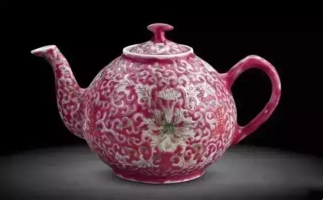 中国古漆器茶壶,古青花瓷茶壶