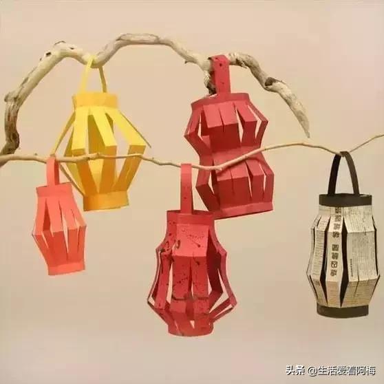 中秋节花灯制作要特别儿童手工,中秋节花灯手工作品幼儿园