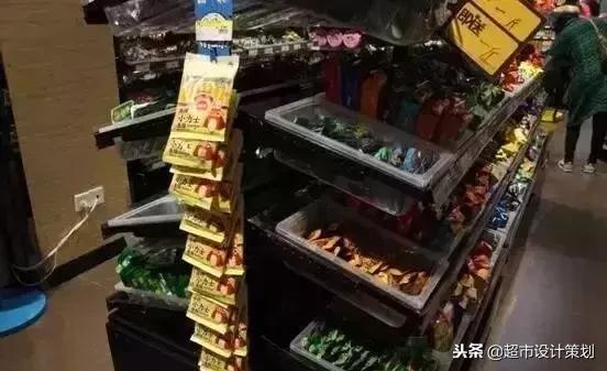 超市食品陈列摆放效果图,超市休闲食品创意陈列图片