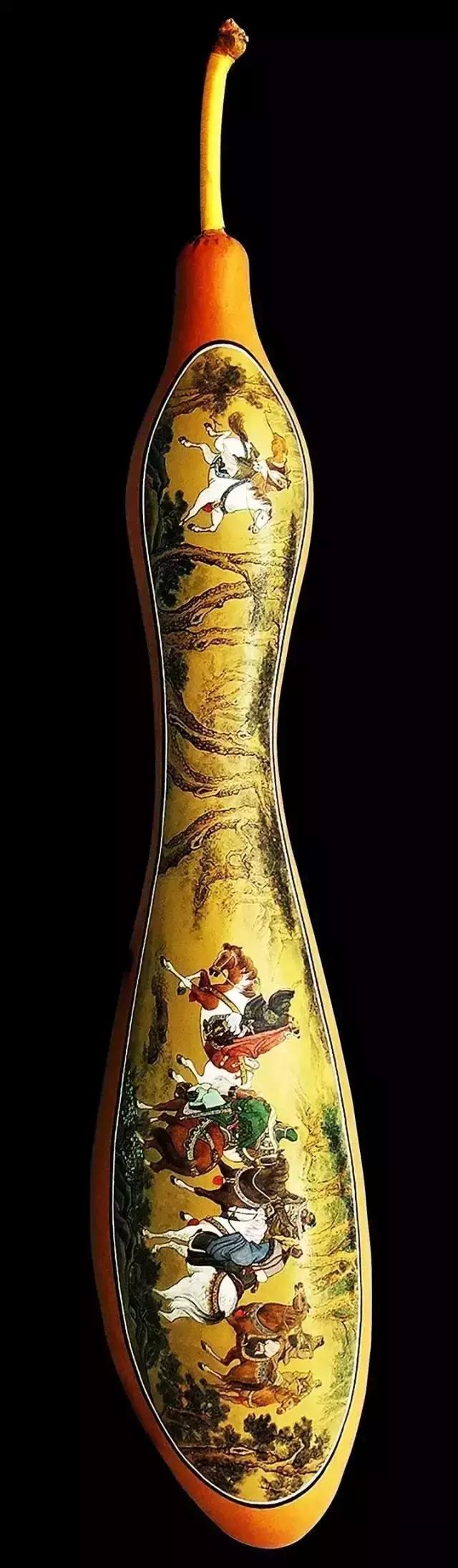 五福临门葫芦工笔,中国工笔画葫芦