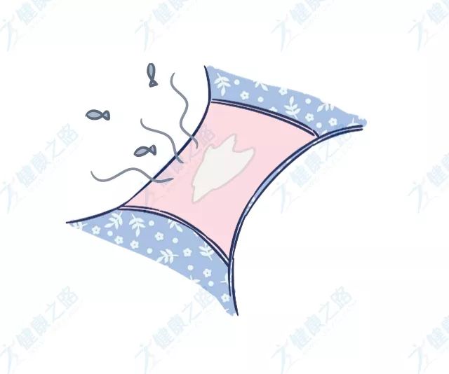 白带在裤头上呈白色正常吗,白带在裤子上干了变黄