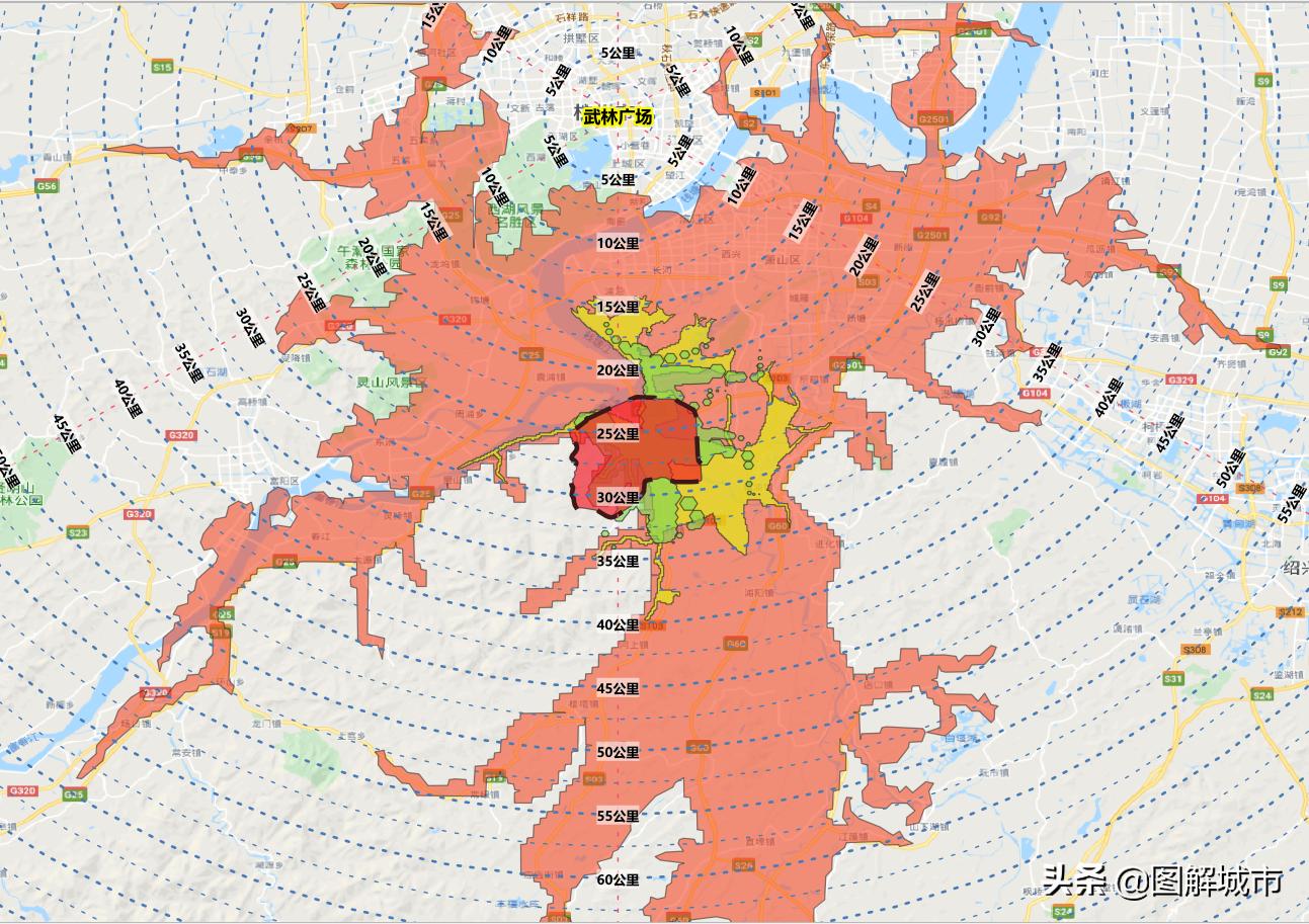 杭州城市地图全图高清版,杭州老余杭义桥