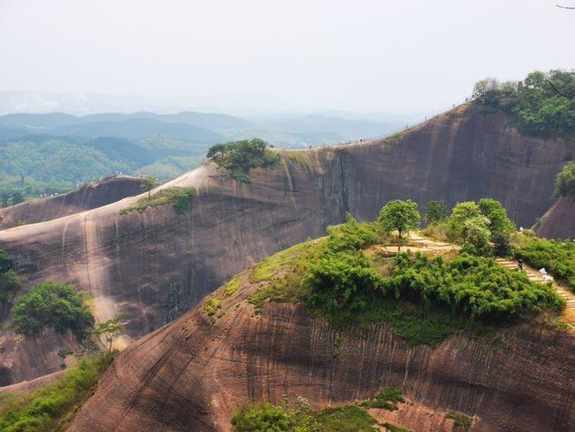 湖南郴州丹霞地貌,郴州丹霞地貌飞天石一游