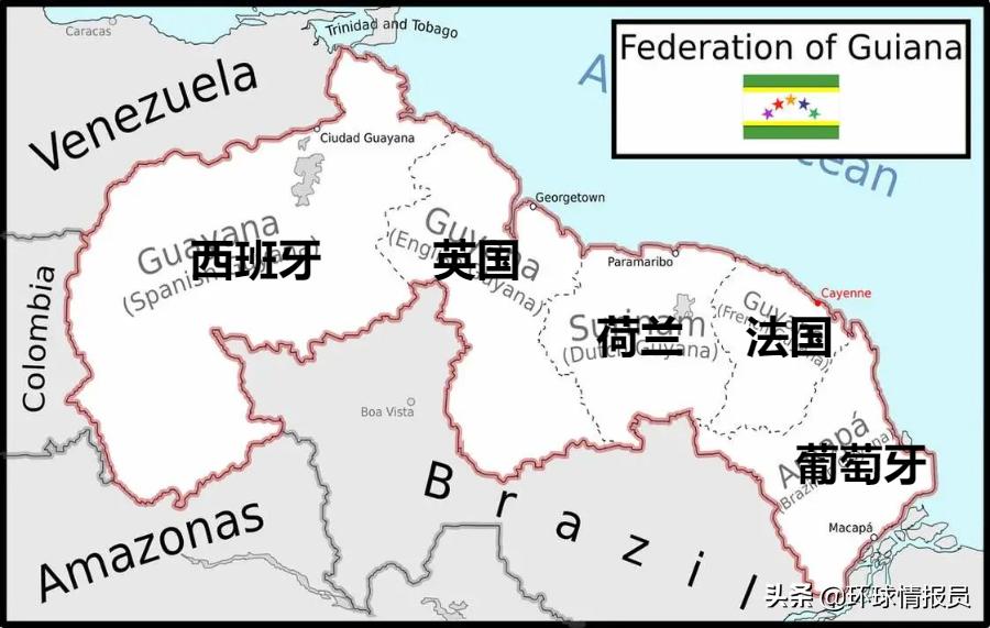 南美洲为什么还有个哥伦比亚,南美圭亚那属于哪个国家