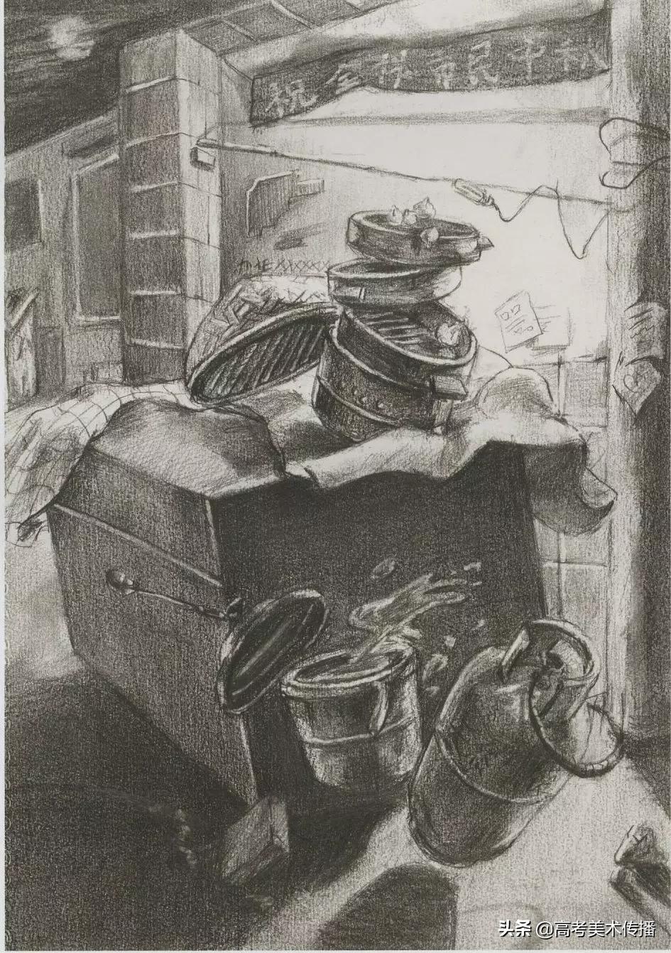 清华美院设计高分卷图,清华美院造型高分卷