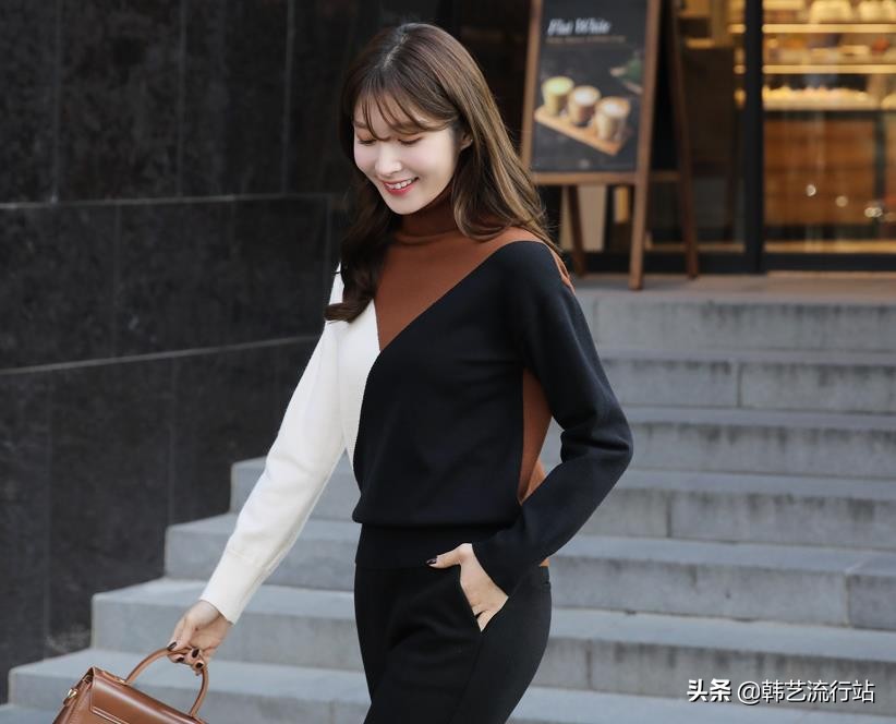 韩系基础款多色毛衣,今年最火的毛衣圆领韩版毛衣