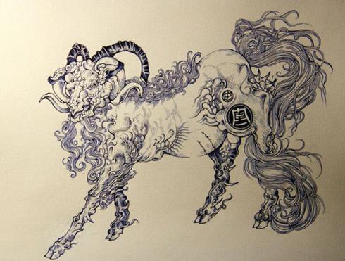 山海经75种全部异兽图,山海经异兽传和山海经异兽录