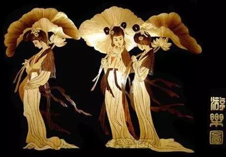 麦秆画芦苇画,最好看的麦秆画