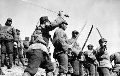 抗日虎将击毙日本人,一刀干掉日军大佐