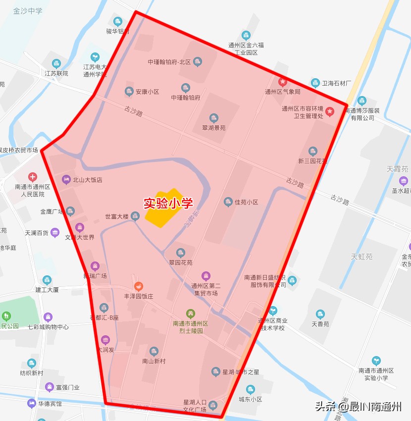 南通市通州区2024年初中施教区,南通市通州区小学划片一览表最新