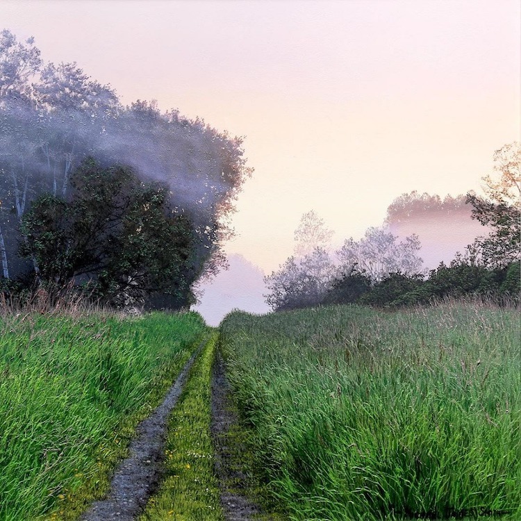 比较有意境的风景油画,最惊艳的艺术油画风景
