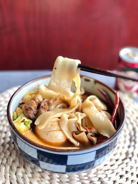 安徽牛肉板面和太和羊肉板面,面中之王清汤面