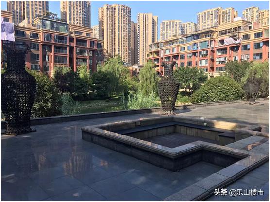 乐山住宅景观,乐山小区景观造雾