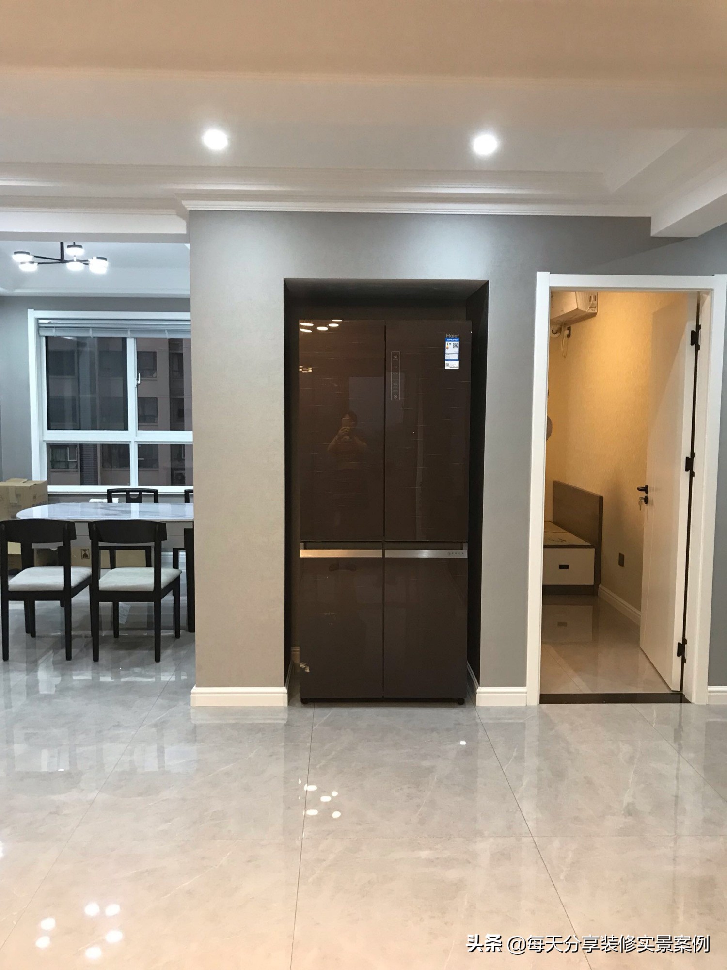 160平方房子装修轻奢鞋柜,160平方南北通透装修进门鞋柜