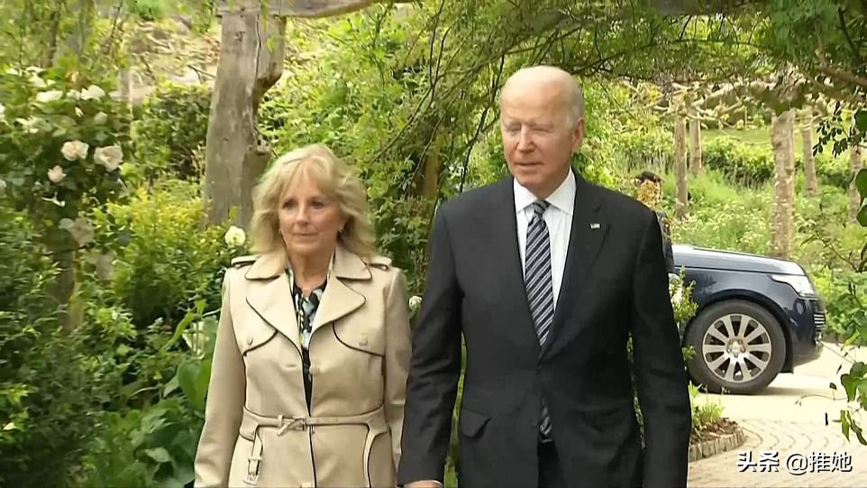 七国峰会女王着装,七国峰会英女王会见各国政要视频