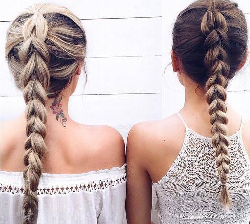 同款闺蜜发型简单时尚好看,适合闺蜜的潮流发型