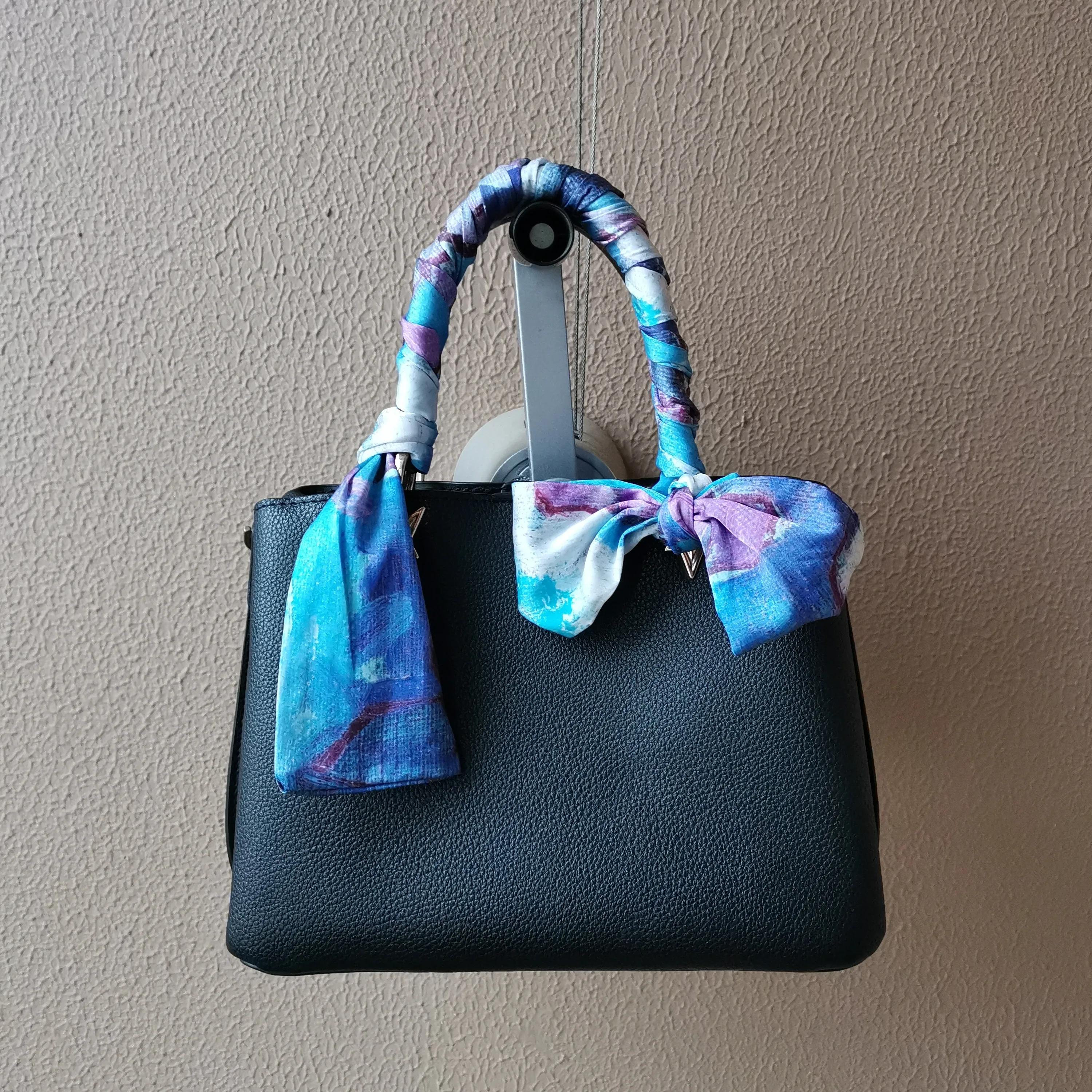 丝巾当腰带怎么绑,lv包丝巾绑法