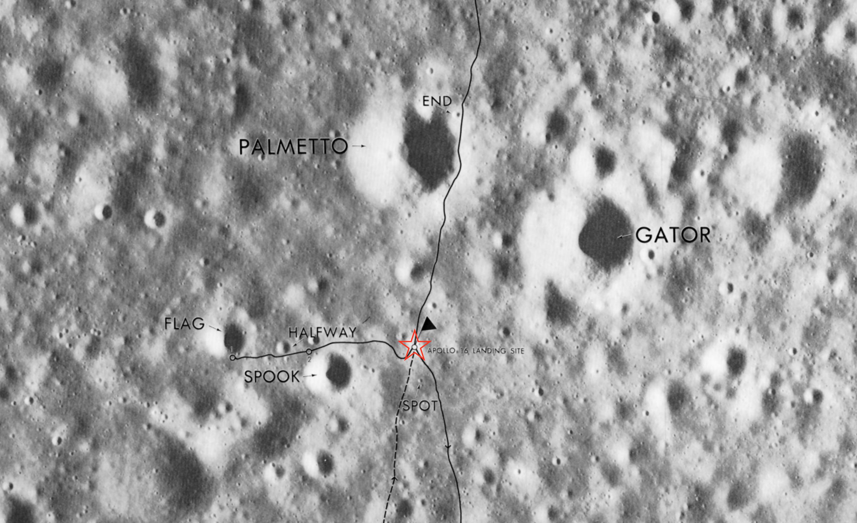 谷歌月球看飞船坐标,2019谷歌月球高清地图