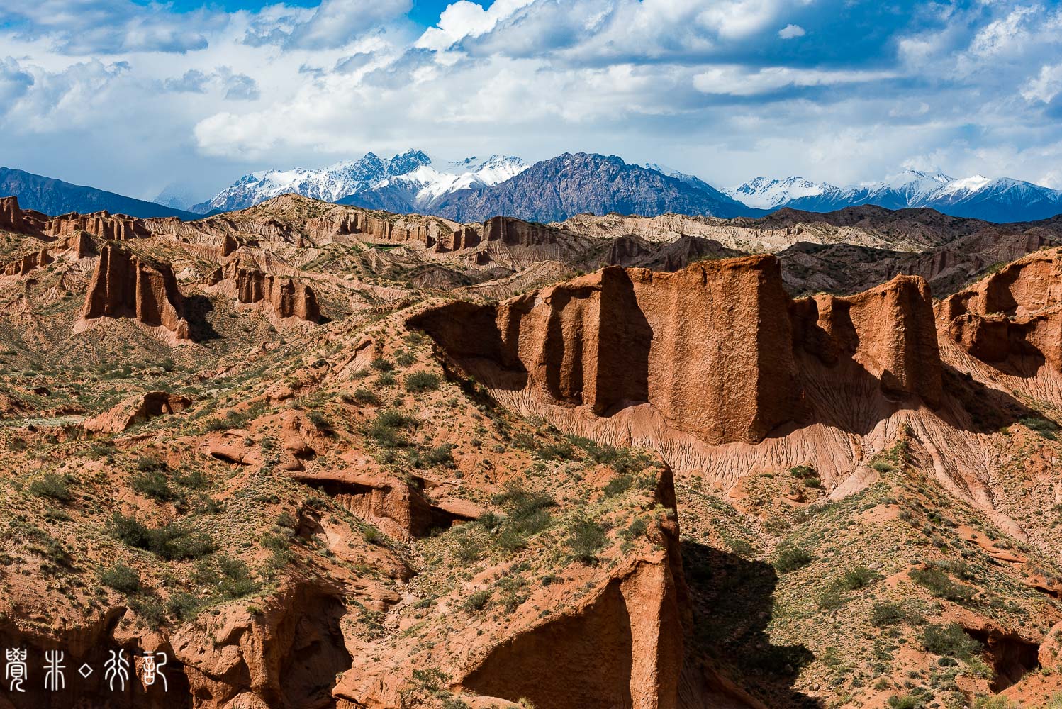温宿大峡谷和甘肃七彩丹霞,温宿县丹霞大峡谷