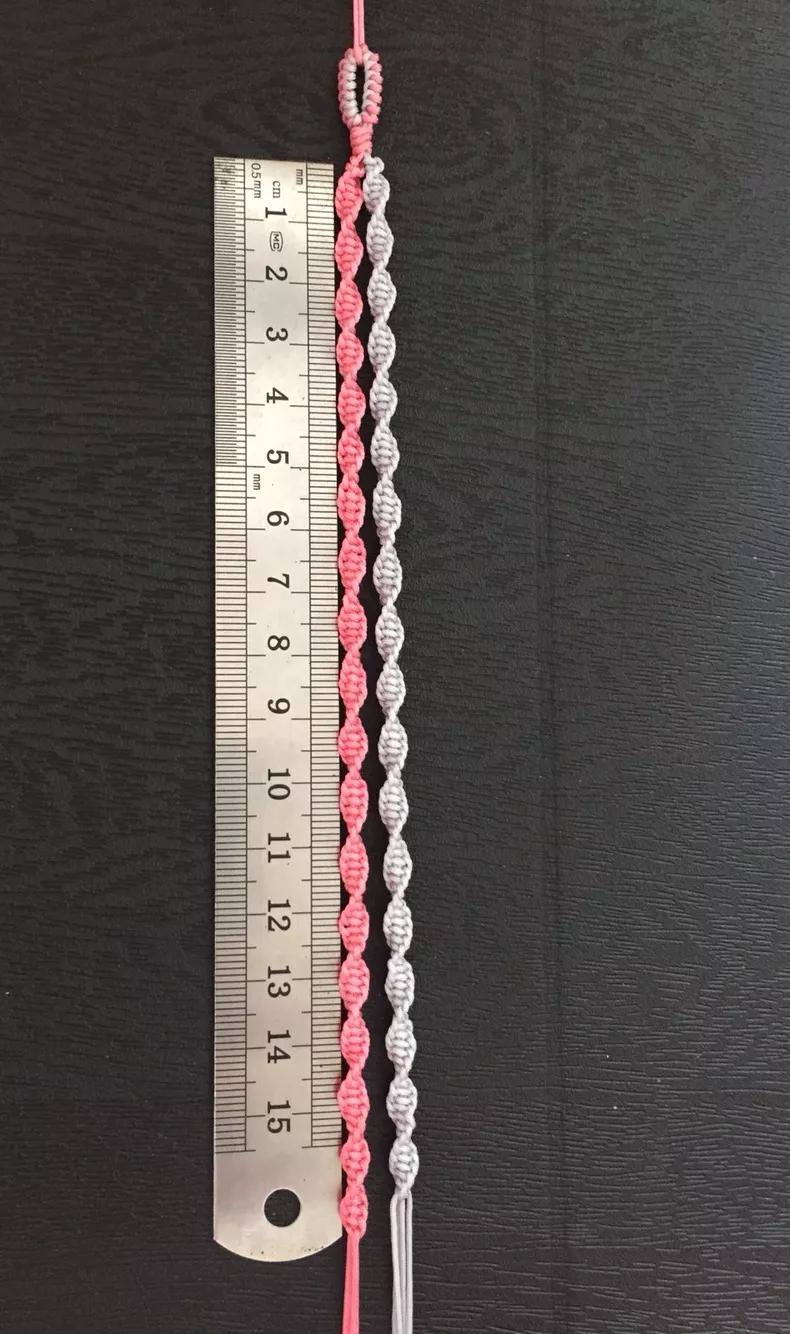 四种超仙气手链教程,简单又好看四根线编的手链